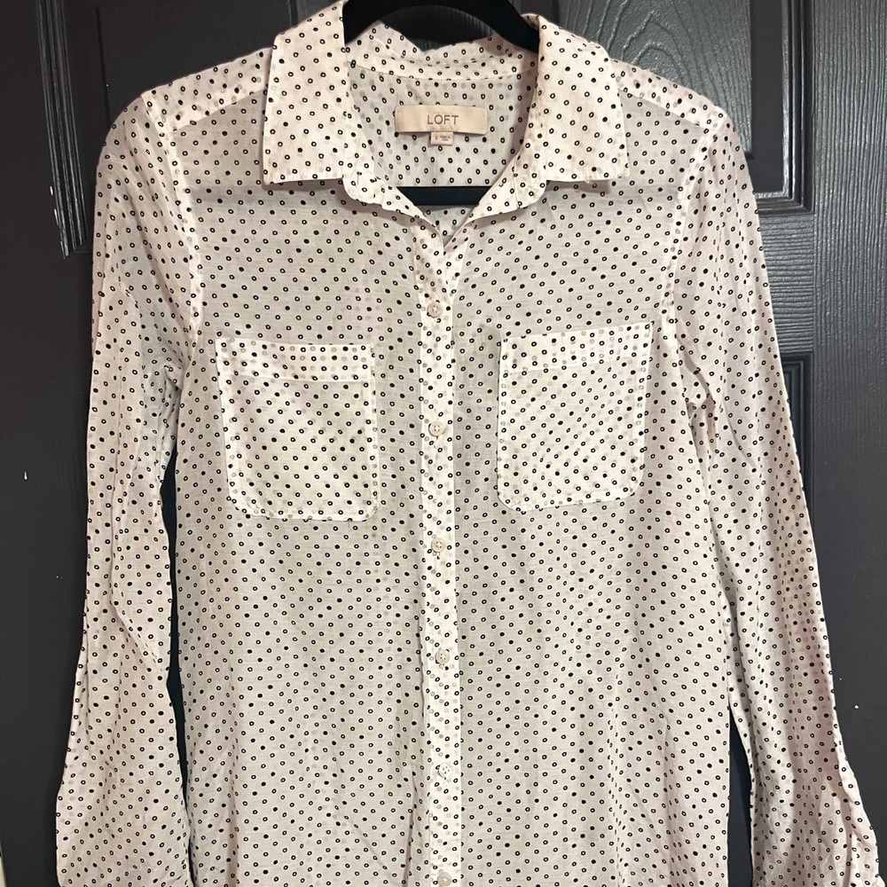 Loft Button Down Top